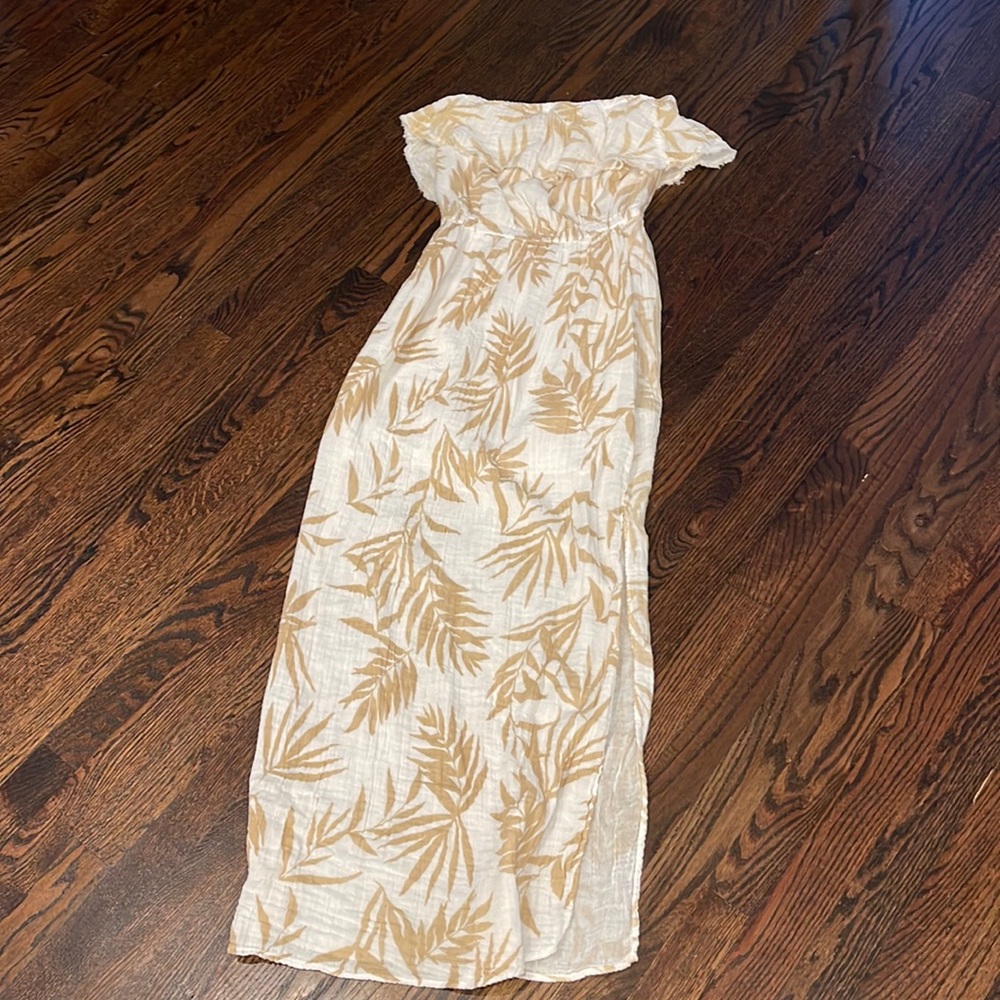 NWOT Michael Stars Tara‎ Strapless Cotton Maxi Dress!